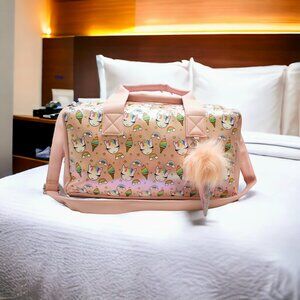 OMG Brand, Unicorn Print, Duffle Bag, Travel Bag, Overnight Bag, Pink